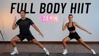 20 Min HIIT Workout To Burn Calories (Full Body, No Equipment, At Home)