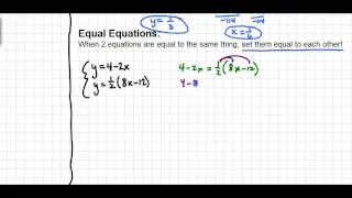 AA 5-3 Solving Systems with Substitution