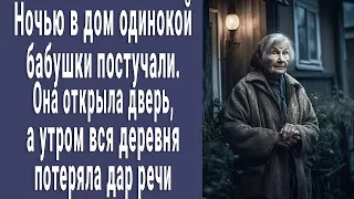 Ночью в дом одинокой бабушки постучали. Она открыла дверь, а на утро ахнула вся деревня