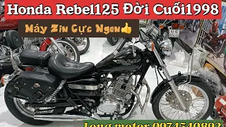 HONDA REBEL 125 ĐỜI CUỐI 1998 NHẬT NHẬP MỸ ĐẸP KO TUỲ VẾT LONG MOTOR 0974540892