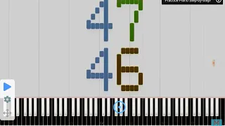 Insane play on piano NUMBERS TO 100000 ON Piano the music is that play it!! 10000 likes and 3500 sub