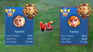 GLOBAL AAMON VS AGGRESSIVE FANNY! WHO IS THE BEST META HERO?