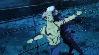 GOJO vs SUKUNA | GOJO SATURO meets ITADORI for the first time | #anime #jujutsukaisen #sukuna #gojo