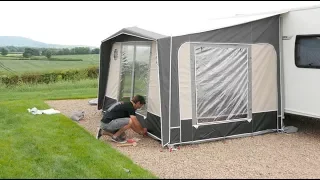 Practical Caravan – how to pitch caravan awnings