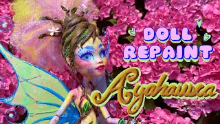 DOLL REPAINT AYAHUASCA PSYCHEDELIC FORREST COLLAB