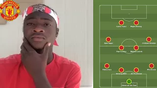 My Perfect Manchester United Team ( My 11) Reaction Moment