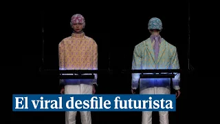 El sorprendente desfile con tecnología fotocromática del "científico de la moda"