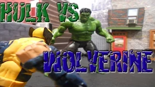 Hulk vs Wolverine Stop Motion Fight