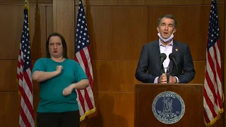 Virginia Governor Ralph Northam coronavirus updates