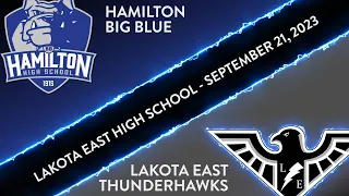 Hamilton Big Blue @ Lakota East Thunderhawks Boys Varsity Soccer - September 21, 2023