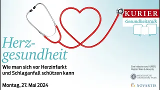 KURIER Gesundheitstalk 2024 | Wie man sich vor Schlaganfall und Herzinfarkt schützen kann