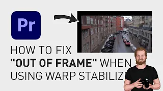 How to fix "video out of frame" after using warp stabilizer