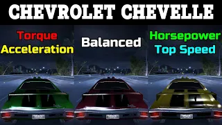 Torque vs Balanced vs Horsepower - Chevrolet Chevelle Tuning  - Need for Speed Carbon Redux Mod