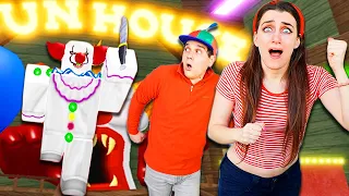 ESCAPE ROOM DEL PAGLIACCIO CATTIVO!!SCAPPIAMO DAL CLOWN!!! GIOCO PAUROSO ROBLOX!