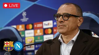 Calzona in conferenza stampa per Barcellona Napoli 🎙️ Champions League