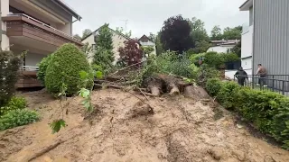 Starkregen und Überschwemmungen: Jahrhunderthochwasser im Leiblachtal fordert die Einsatzkräfte