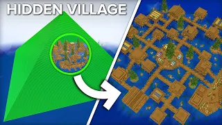 Building The Most EPIC Village Inside a PYRAMID in Minecraft