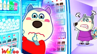 Wolfoo Makes SECRET ROOM Inside A Fridge | Kids Play Safe At Home 🤩 Wolfoo Kids Cartoon