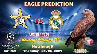 Sheriff Tiraspol vs Real Madrid || Champions League 2021/22 || Eagle Prediction