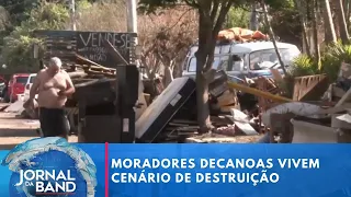 Moradores de Canoas tentam reconstruir a cidade | Jornal da Band