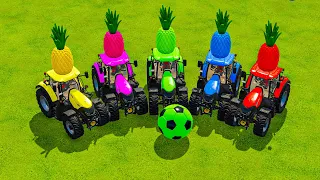 BIG & MINI TRACTORS! SUNFLOWER HARVEST - TRANSPORT TO SELL POINT! Farming Simulator 22