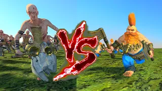 Flagellants VS Slayers. Total War Warhammer 3