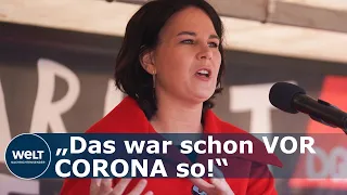 TAG DER ARBEIT: Grüne Kanzlerkandidatin Baerbock kritisiert Missstände im Pflegesystem