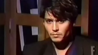 Johnny Depp interview E! 1994-about Nick Of Time...so cute!