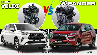 Toyota VELOZ V CVT 2023 vs Mitsubishi Xpander GLS 2023 || Car Specs Comparison