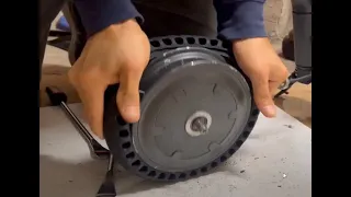 How to remove solid tire in a minute / 30 sec on Xiaomi |Wheels | E-Wheels | ClassyWalk | English