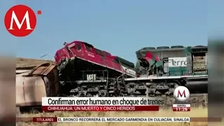 Choque de trenes en Ciudad Juárez deja un muerto