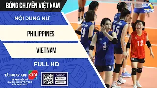 FULL HD | Philippines - Vietnam | Women's Volleyball SEA Games 32
