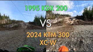 Upgrade! KDX 200 vs KTM 300 XC-W at McNutt