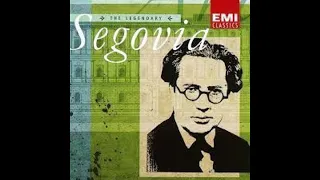 The legendary Segovia (Andrés). Recordings of his masters from the 1920's to the 1930's. Vol. 1.