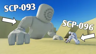 SCP 096 VS SCP 093 - Roblox SCP