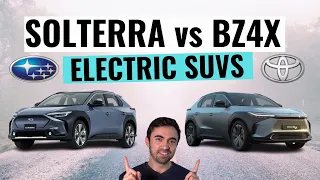 2023 Subaru Solterra VS Toyota BZ4X Electric SUVs | Before Buying A New EV Watch This
