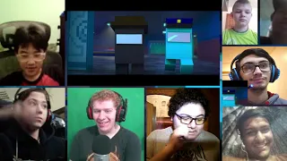 "EMERGENCY MEETING" Among Us Minecraft Music Video | 3A Display [REACTION MASH-UP]#1143