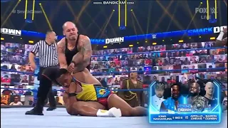 big e shinsuke nakamura vs Apollo crews baron corbin sd 7/2/21