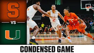 Syracuse vs. Miami Condensed Game | 2022-23 ACC Men’s Basketball