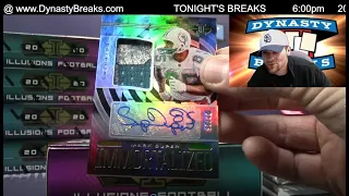 2020 Illusions Football 8 Box Case Break #5   Sports Cards