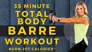 Total Body Barre Workout | Body Sculpting | Burn 267 Calories*🔥