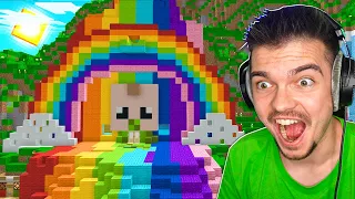 CAŁE PALIONOWO REAGUJE na NOWY DOM BOLO w Minecraft!