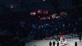 Swiss national anthem at Olympic Victory Ceremony