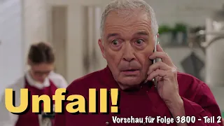 Unfall! - Vorschau für Folge 3800 - Teil 2 | Sturm der Liebe