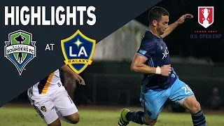 Highlights: Seattle Sounders FC at LA Galaxy | U.S. Open Cup