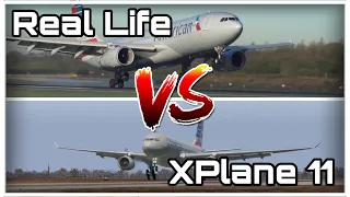 Landings : X-Plane 11 V.S Real Life ✈️