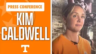 Lady Vols head coach Kim Caldwell talks on the Big Orange Caravan I Tennessee Volunteers I GBO