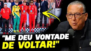 GALVÃO BUENO DE VOLTA? NARRADOR REVELA DESEJO APÓS GP DE MÔNACO | FÓRMULA 1 | GP EM CASA