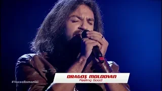 ✌ Dragoş Moldovan - Feeling Good ✌ AUDITIILE pe nevăzute | VOCEA României 2019 FULL HD