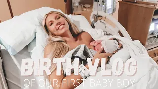 BIRTH VLOG | induced labor and delivery of our first baby